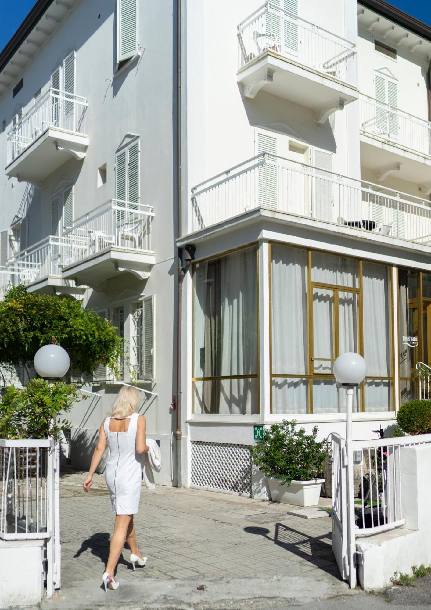 Hotel Italia Boutique リミニ エクステリア 写真