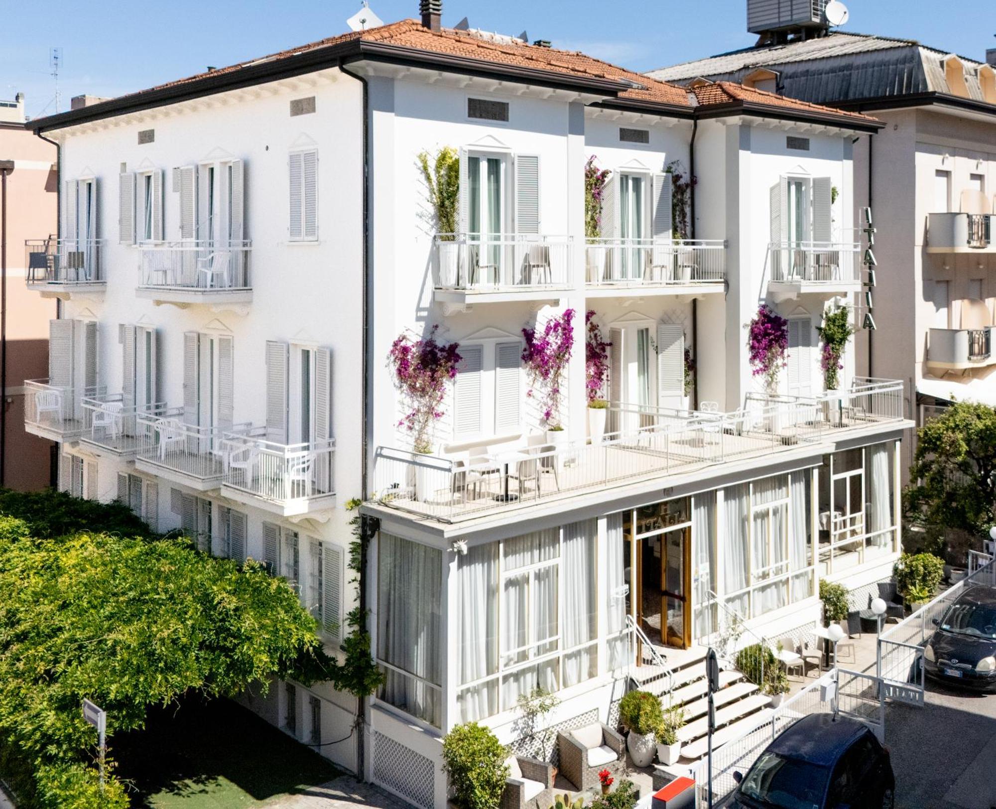 Hotel Italia Boutique リミニ エクステリア 写真